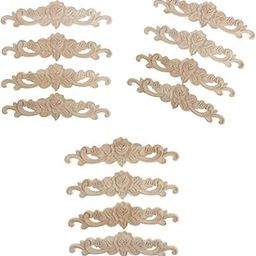 STYLEHEAVEN 12pcs Wood Carved Corner Onlay Applique Frame Furniture Craft Unpainted |Home & Garden|Home Improvement|Building & Hardware|Lumber & Composites|Lumber & Composites-image-16
