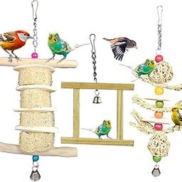 Addy Cuttlebone Bird Toys Combo - Set of 3 | 20004 | Cuttle Fish Bones | Food | Treats for Lovebirds Parrots, Budgies, Finches, Parakeets, and Other Birds. | Four Piece Free cuttlebone.-image-51
