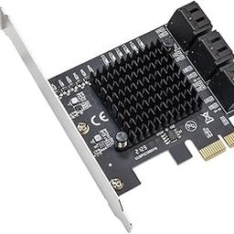 IO CREST 6 Port SATA III to PCIe 3.0 x1 Non-RAID Expansion Card JMB575 JMB582 Low Profile Bracket (SY-PEX40166)-image-40