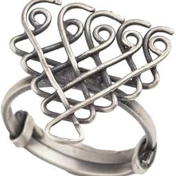 House of Aadyaa Handmade Saraswati Ring (Small) for Women | 92.5 Sterling Silver | Oxidized Vintage Finish | Elegant Traditional Ethni Jewelry-image-24