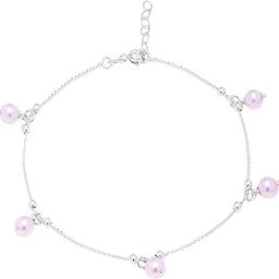 925 Sterling Silver Anklet | Rhodium Plated Precious Cubic Zirconia Women Chain Anklet | Gifts For Women & Girls | With Certificate of Authenticity and 925 Hallmark-13