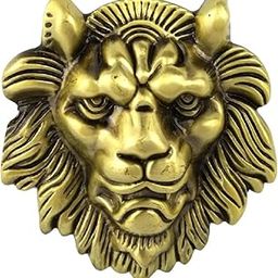 Vintage 3D Lion Head Belt Buckle Western Cowboy Men's Clothing Accessories-image-1