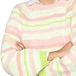 Women's Polyester Blend Round Neck Sweater-image-112