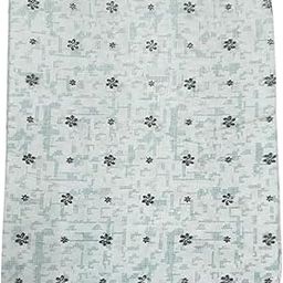 Unstitched Gulmore NX Cotton Print Shirt | Soft & Breathable Material | Ideal for Tailoring Formal & Casual Wear | Perfect for Office | Cotton for Gents (White with Green)-image-59