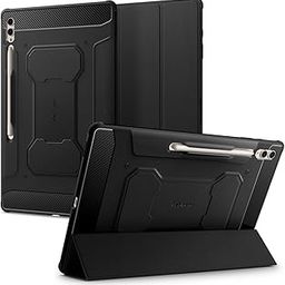Spigen Rugged Armor Pro for Galaxy Tab S10 Case / S9 Ultra/Tab S8 Ultra 14.6inch Full Cover Folio Case with Built in S Pen Holder, Trifold Stand - Black-5