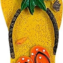 Moira 3D Resin Fridge Magnet, Hand Painted Travel Souvenir, (Maldives Orange)-image-75