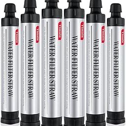 6 Pack Timain 4-Stage Filtration,High Flow Rate Water Filter Straw,Water Purifier Survival for Emergency Kits,Travel,Camping, Hiking,Fishing,Hunting (6)-image-17