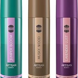 AJMAL ARTISAN -JUNIPER BLOOM & MUSKY WOOD & LAVENDER LUST DEODORANT PERFUME 150ML LONGLASTING SPRAY GIFT FOR MEN AND WOMEN ONLINE EXCLUSIVE-4
