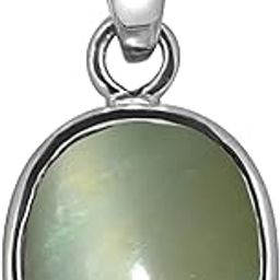 3 to 12.50 ratti Original Cats Eye Locket Silver Metal for Astrological use.-picture-12