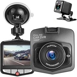 FNX Dash Camera for Car Front and Rear |1080P Full HD | Night Vision | G-Sensor | Loop Recording | Motion Detection | 170° Wide-Angle Dashcam | 128GB SD Card Support-image-1