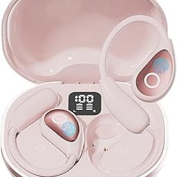 Jacuate Open Ear Headphones, Bluetooth Headphones 5.4 Sports with Smart Digital Display, 50H Playtime, IPx4 Waterproof, Wireless Earbuds Lightweight Design Fit Cycling, Running, Workout-image-27