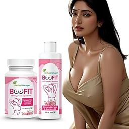 Herbal Hanger BooFit Natural Well.ness Kit with Ayurvedic Capsules and Nourrishing Oil, 30 Capsules + 100ml | Women's Health & Personal Care-image-26