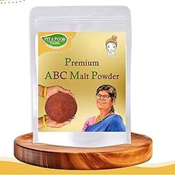 Fit and Food Tamil ABC Malt Powder|Skin Care for Glowing & Healthy Skin|Dry Fruits and Nuts Mix|Apple Beetroot Carrot Mix|Plant Based Collagen Powder|Just Mix and Sip (500 G)-27