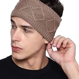 Unisex Knitted Woolen Headband Earwarmer Earmuffs for Men and Women-image-73