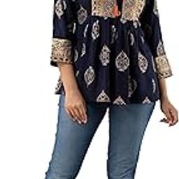 Women's Rayon Pintex Top-image-1