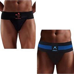 Gym Supporter for Men | Ideal for Workout and Running, Cricket, Tennis,Sports| Compression Brief Abdomen Support for Boys -2 pc Set Comfort + Royal (Medium)-image-68