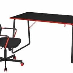 METOD Huvudspelare Gaming Desk and Chair, Black-picture-22