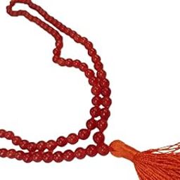 Pure Red Manik Mala माणिक रत्न ओरिजिनल 108 Beads Ruby Stone Original Certified लाल याक़ूत सुर्ख रंग माणिक रूबी स्टोन की माला Top 1 Natural Earthmine & Marvelous Manikya Gemstone Mala-22
