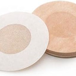 Pcs Nipple Covers for Women Disposable Nipple Breast Covers Breast Pasties Comfortable & Sexy Adhesive Satin Petals and Round Pasties(10 Pairs)-image-21