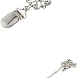 ™ 2pcs Vintage Style Cardigan Sweater Clip Blouse Shirt Rhinestone Collar Clip | Womens Accessories-image-99