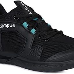 Men's Patrik PRO Running Shoes BLK/T.BLU - 6UK/India, Black-picture-23