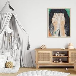 ARTOPUS Wall Art for Home Decor | Hidden, Water colour on drawing sheet | Painting for Home and Office Decoration | Acrylic Oil Painting Wall Decoration (40x29 CM)-image-78