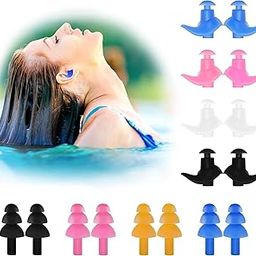 Soft earplug for meditation, Swimming, studying, sleeping Ear Plug 8 Pair Multicolour-28