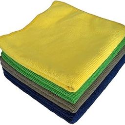 Microfiber Cloth Set for Car, Kitchen, Home Cleaning - Towels for Bike, Bath, Laptop, Face - Multi-Purpose Duster and Towel Pack of 4-image-50