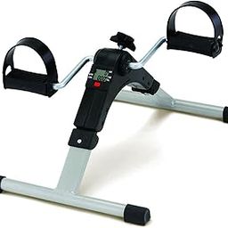 Inditradition Alloy Steel Foldable Mini Floor Foot Pedal Exerciser Cycle, Exercise Bike (Digital Display, Ready-to-Use, Black/Silver)-image-14