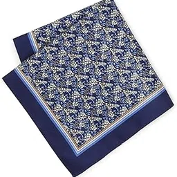 peter england Men's Microfiber Handkerchief (PS32193586_Navy_Free Size)-picture-35