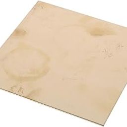FEIYING Brass Sheet,Metal Sheets Plates 100x100mm DIY Copper Material, Frame Model Mould(1.5x150x150mm)-image-50