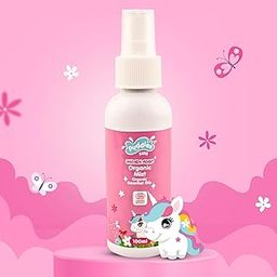 Puddles Organic Kids Pleasant Floral Mist (100 ml) | Unicorn Magic - Age 2-12 Years | Cosmos Organic Certified | Chamomile, Natural Cleansers, Essential Oil Blend-image-48