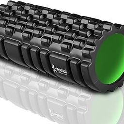 Cockatoo ECO High-Density Round Foam Roller for Exercise, Foam Roller for Tissue Massager, Muscle Massage and Myofascial Trigger Point Release, Length 33CM-image-38