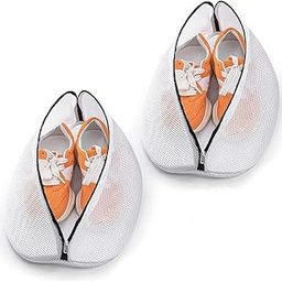 Shoes Wash Bags with Bumper Protectors, Shoes Laundry Bags for Washing Machine, Mesh Laundry Bag and Laundry Dryer for Shoes Sneakers Knitted Socks (White-1PCS)-image-63