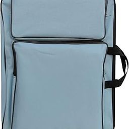 Art Portfolio Case Kid Art Bag Drawing Sketch Books Travel Artists Backpack Light Blue-image-12