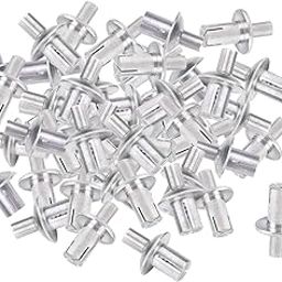 UJEAVETTE 50Pcs Tapping Expansion Screws Sturdy Fixing Nails for Concrete Wood Window 5x11mm-image-67