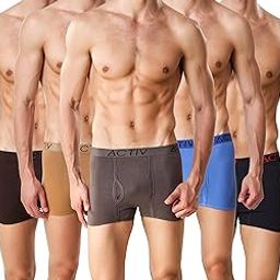 Men's 100% Cotton Drawer Trunk | Boxer Brief | Pack of 5-image-2