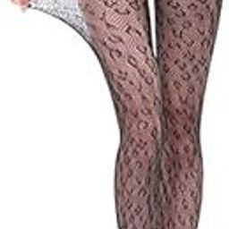 Women's/Girls's High Waist Pantyhose Texture Stockings, Free Size, Black-50