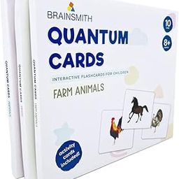 Brainsmith Quantum Flash Cards - 30 Big Image Gift Set, Non-Tearable, Water Resistant, Memory & Brain Development for Kids, Toddlers, Infant, 8 M - 8 Years (Mammals, Farm Animals & Fruits)-13