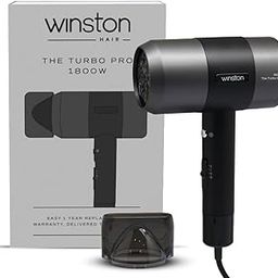 WINSTON Turbo Pro Hair Dryer - 1800W | Quick Drying Blow Dryer with Low Noise, Cool Shot & Overheat Protection - 1 Year Warranty (Black)-28
