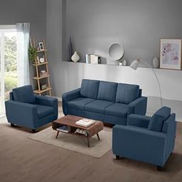MADEFORWOOD Modern 5-Seater Sofa Set - Upholstered Comfortable 3+1+1 Seater Sofa Set for Living Room, Bedroom, or Office - Stylish, Durable, and Spacious Furniture for Home or Office-image-56