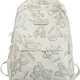 ™ Men Women Backpack Nylon Knapsacks for Street Outdoor Activities Backpacking White | Womens Handbags & Bags-image-111