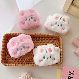 2 Pair (4 pcs) Spa Wrist Washband Cartoon Fleece Wrist Wash Towel Band Wristbands for Face-image-34