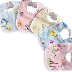 MOM & SON Waterproof Baby Bibs Comfortable and Adjustable Soft Feeding Bibs for Infants & Toddlers (0-12 Months)-picture-26
