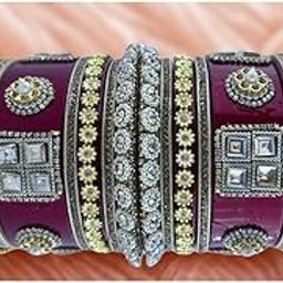 Traditional Beautiful colour of Rajasthani multicolour color bridal Suhag lac lakh chuda chooda bangles bangle design for women & girls Set of 18 Pc. Bangles Bangle Chuda kada-18