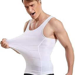 White Sandoz Shapewear for Men Inner-image-30