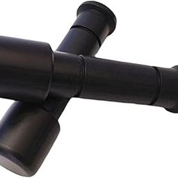 ATORSE Metal Boxing Hand Weights Trainer Muscle Nonslip Grip Cardio Kickboxing 1.2kg Black-image-12