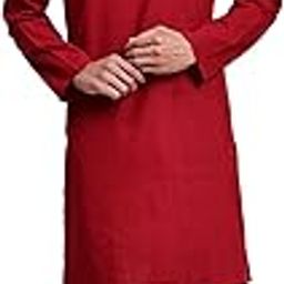 Men's Cotton Linen Solid Kurta Pajama Set Mandarin Collar Casual Party Dress-image-31