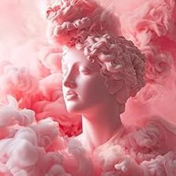 CreativeMedia Women in Pink Smoke Canvas Print 3D Wall Stickers PVC Self Adhesive Vinyl Wall Poster for Living Room, Hall, Play Room, Bedroom, Kitchen, Office (120"×48")-image-98