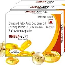Knoll Healthcare Omega 3 Fish Oil 700 Mg For Men And Women Antioxidant & Energy,Stamina & Immunity & Maintains Bone & Joint Health,Fatty Acid,Epa 360 Mg Dha 240 Mg (3X Strips),3 Count,10 Capsules-24